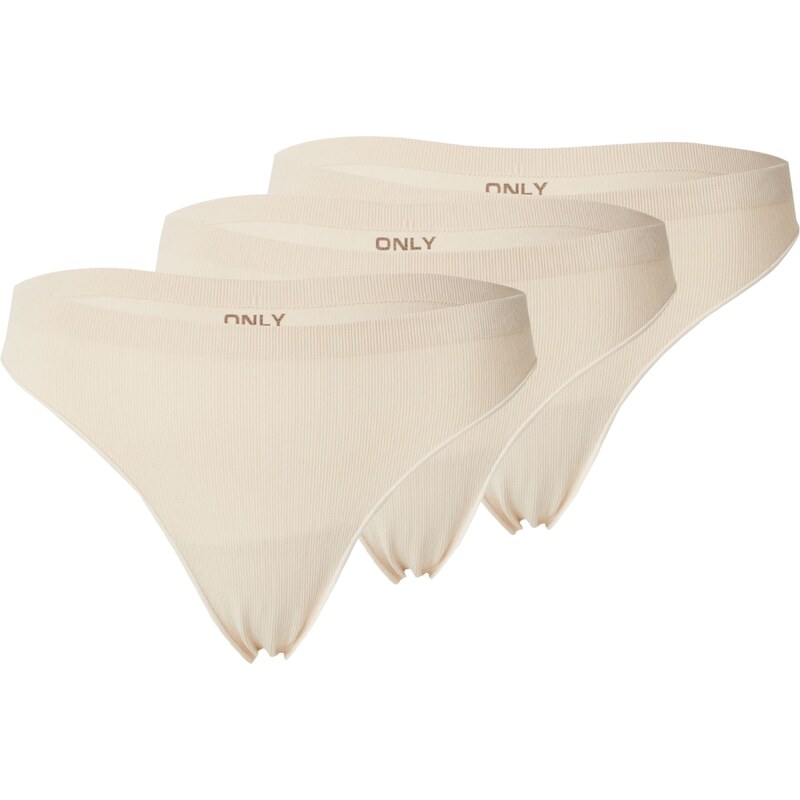 ONLY Tanga Vicky krémová