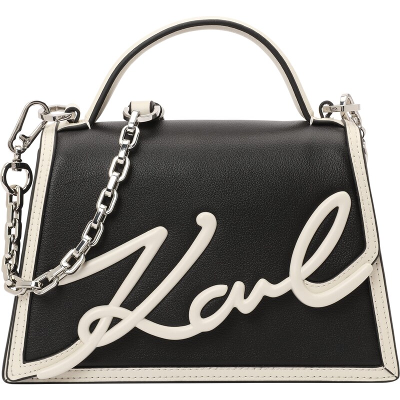 Karl Lagerfeld Kabelka černá / bílá