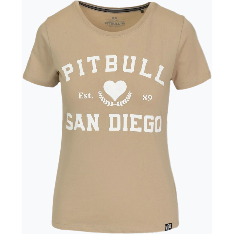 Dámské tričko Pitbull Love PB sand