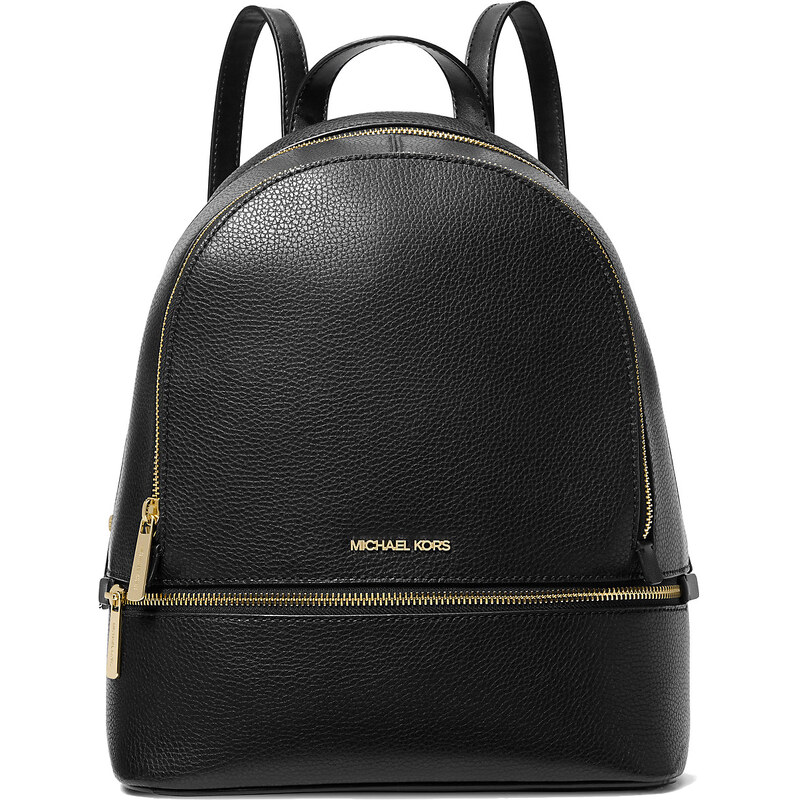 Michael Kors kožený batoh Rhea černý 104437347