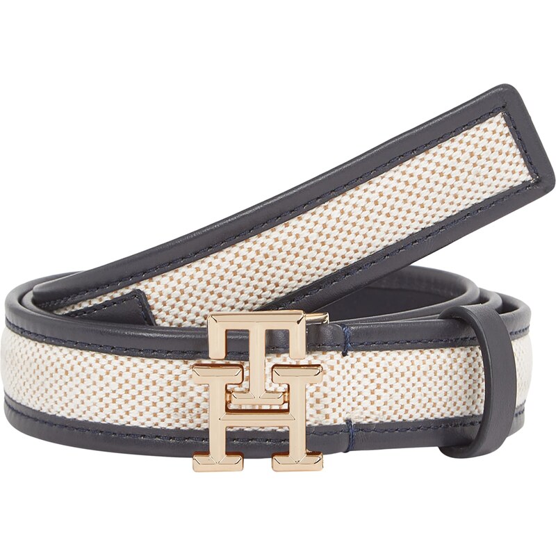 TOMMY HILFIGER Opasek písková / marine modrá 104441231