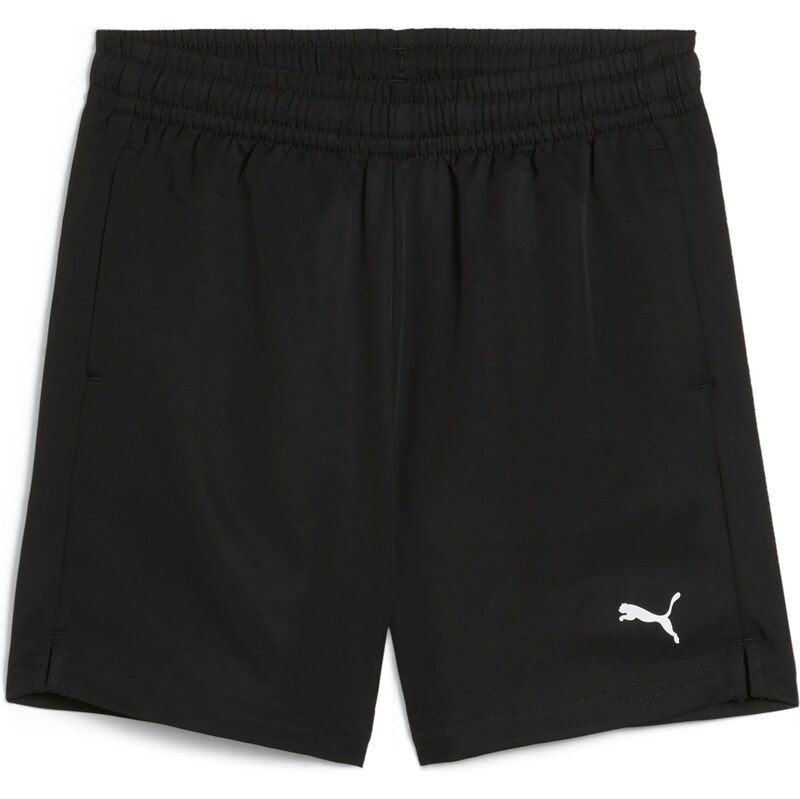 PUMA Sportovní kalhoty TAD ESS černá / bílá