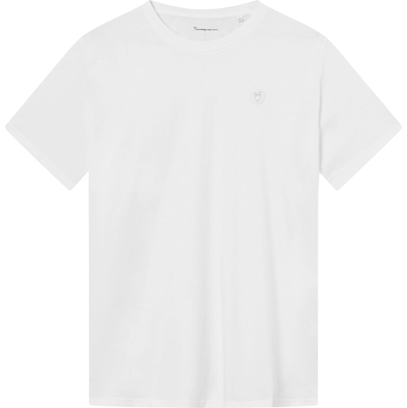 KnowledgeCotton Apparel Tričko ALDER bílá