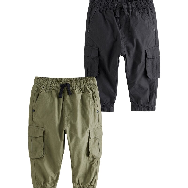 Next Kalhoty khaki / černá