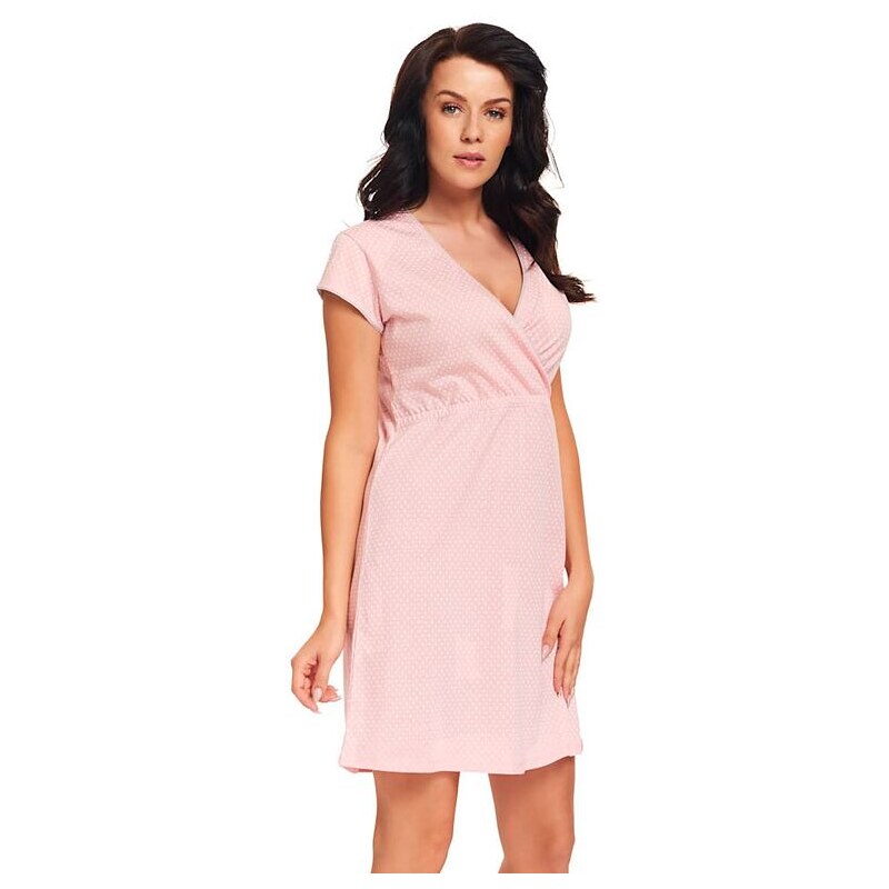 DN Nightwear Kojicí noční košile Monita růžová 24610472