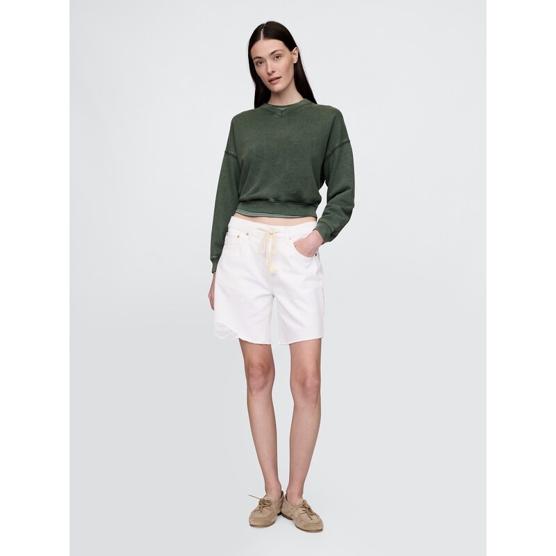 GAP Džínové kraťasy Mid Rise 90s Loose Bermuda - Dámské 107092360