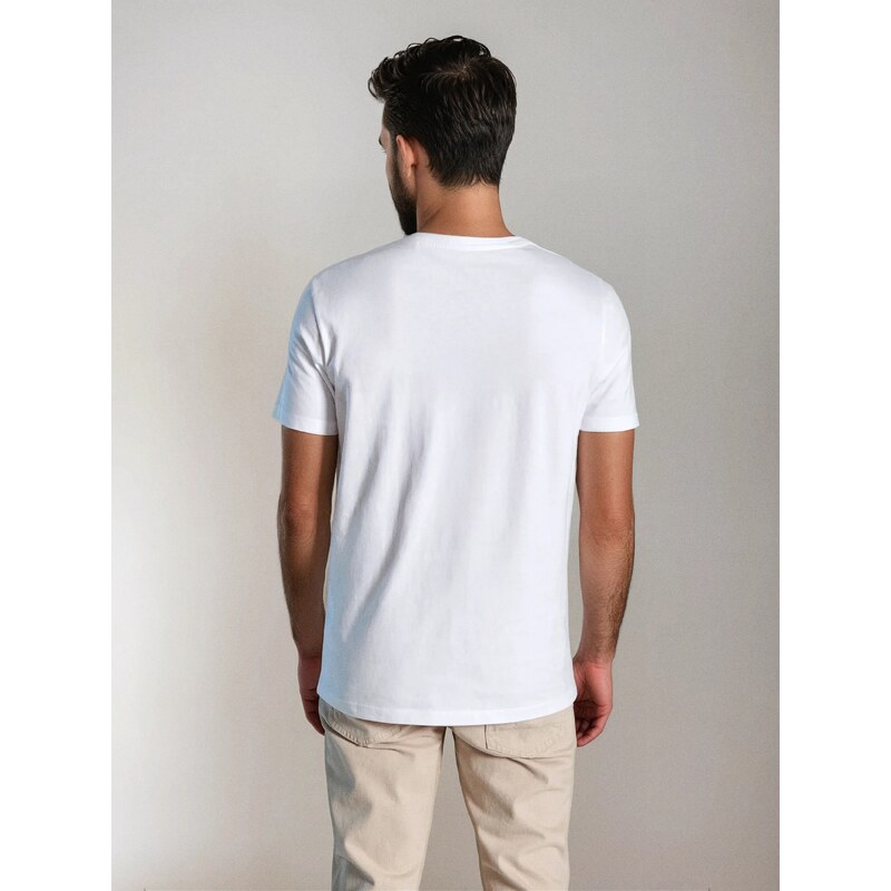 Sinsay - Tričko s krátkým rukávem - bílá