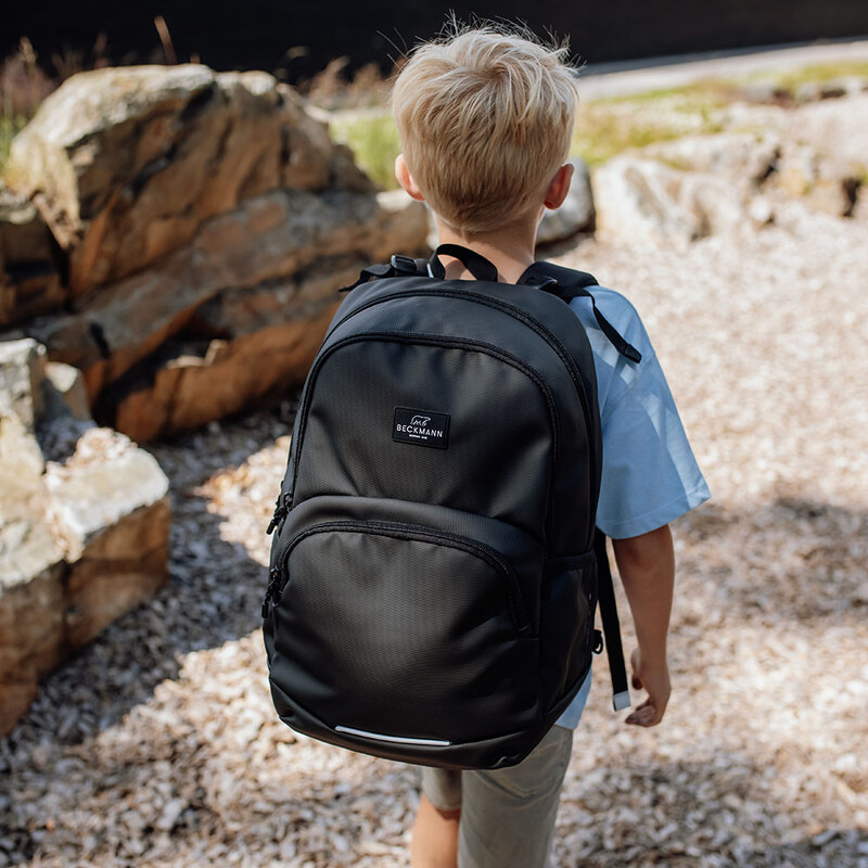 Školní batoh Sport Black Coated 30l BECKMANN