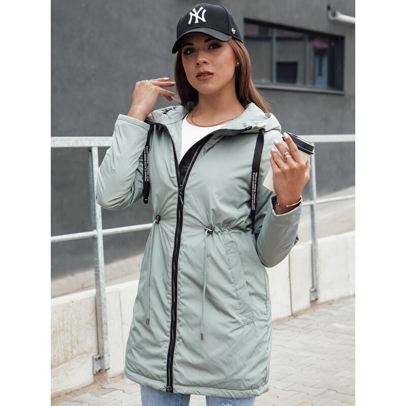 BASIC Mintová parka VERCHA TY4404