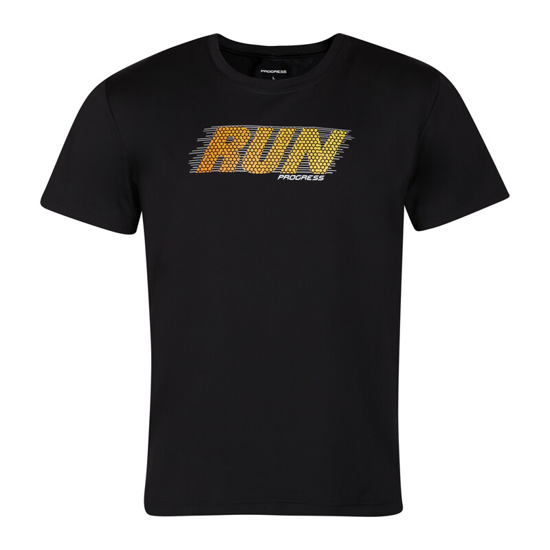 Pánské sportovní triko PROGRESS Deporte Run černé