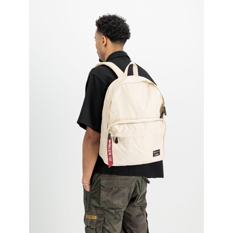 Alpha Industries Batoh Crew Backpack vintage white 104463900