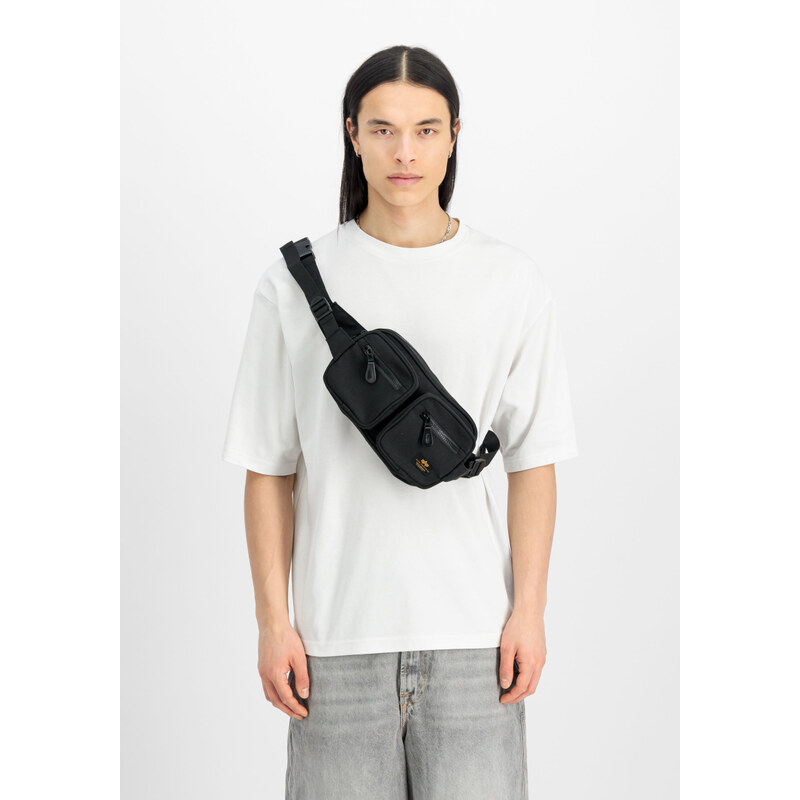 Alpha Industries Ledvinka Label Waist Bag black