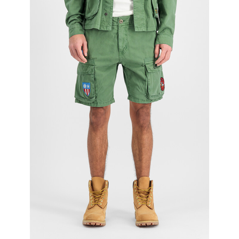Alpha Industries Šortky Flying Tigers Shorts vintage green
