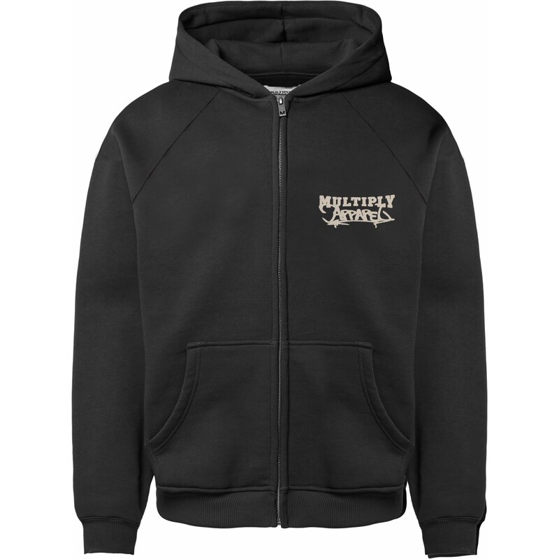 Multiply Apparel Mikina Scholar starobéžová / černá / bílá 105470371