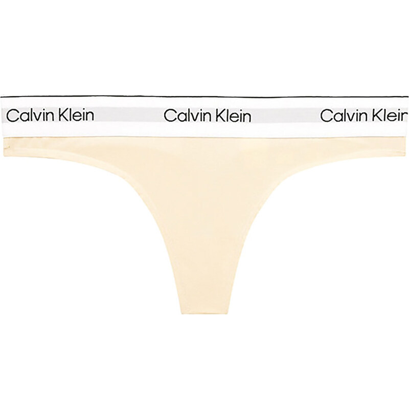 Dámská tanga Modern Cotton Nat QF7050E-ACK - Calvin Klein