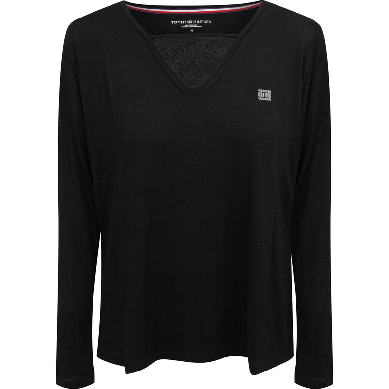 Dámské Tričko s dlouhým rukávem UW0UW01981-BEH - Tommy Hilfiger 104466502