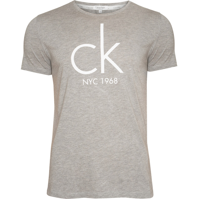 Pánské tričko s krátkým rukávem KM0KM00189-020 - Calvin Klein
