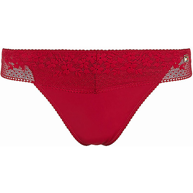 Dámská tanga Ditsy Lace UW0UW03815-XJV - Tommy Hilfiger