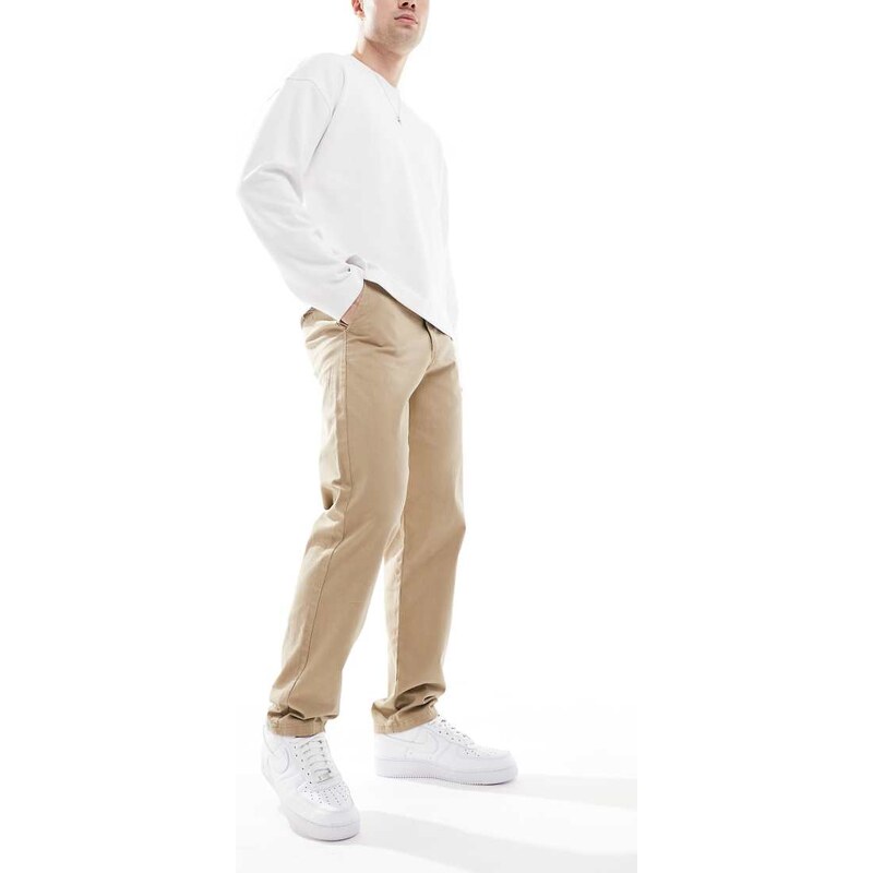JJ Rebel loose fit chino in beige-Neutral