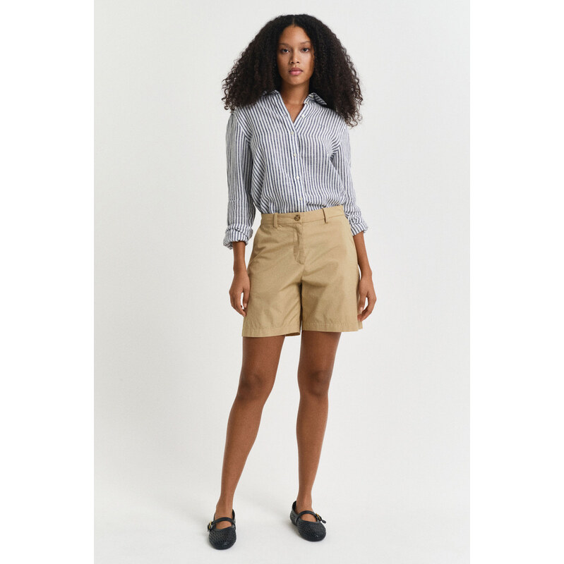 ŠORTKY GANT LIGHTWEIGHT CHINO SHORTS OAK BEIGE