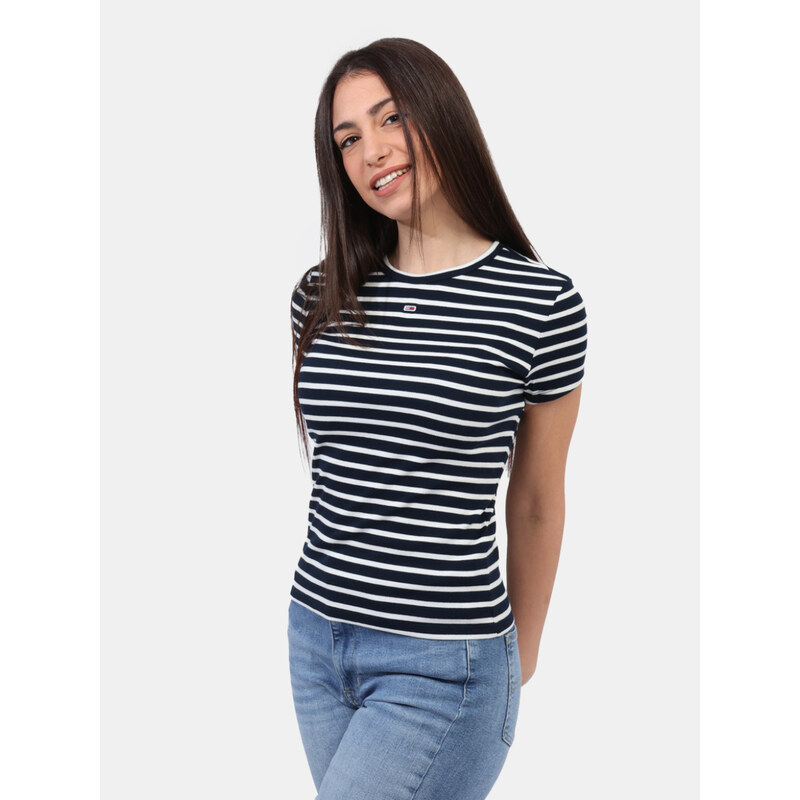 Tommy Jeans dámské pruhované tričko