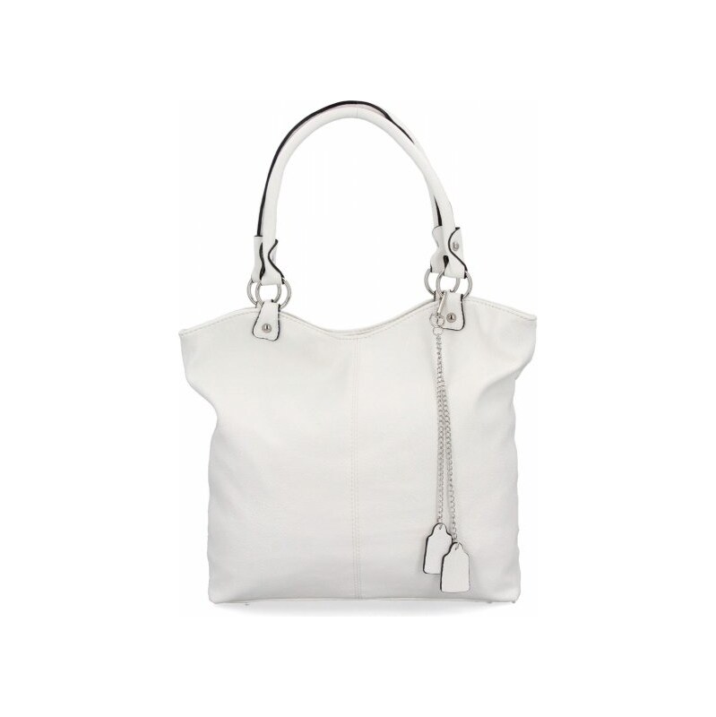 DĂĄmskĂĄ kabelka shopper bag Hernan bĂ­lĂĄ HB0150-2 104476192