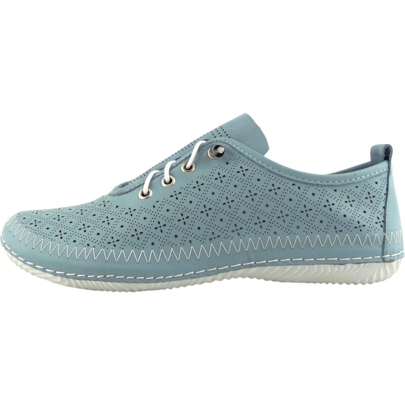 Aurelia perforované tenisky 032567 Light Blue 104476285