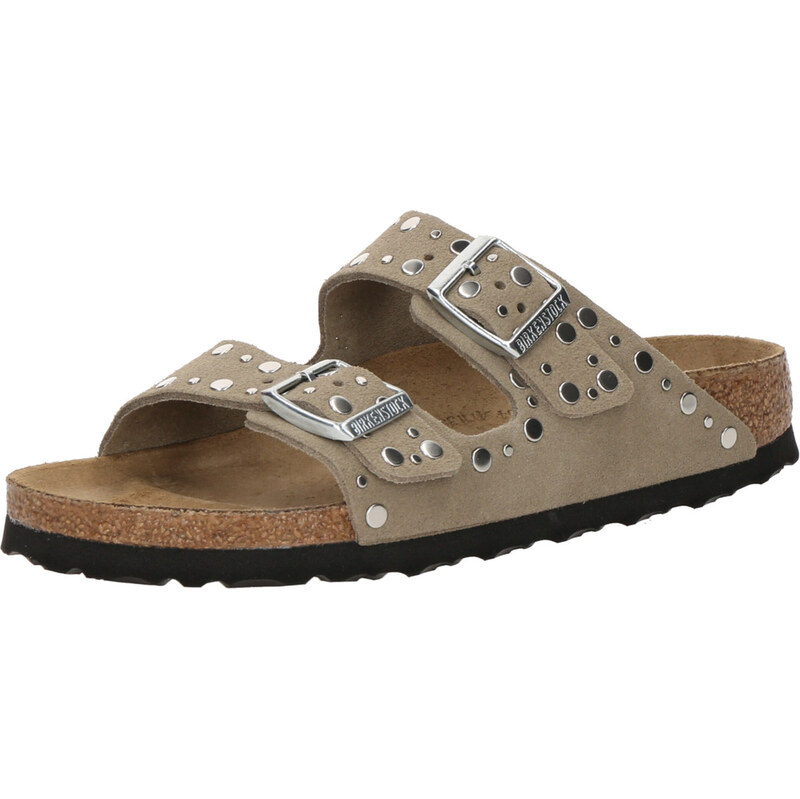 BIRKENSTOCK Pantofle Arizona šedobéžová