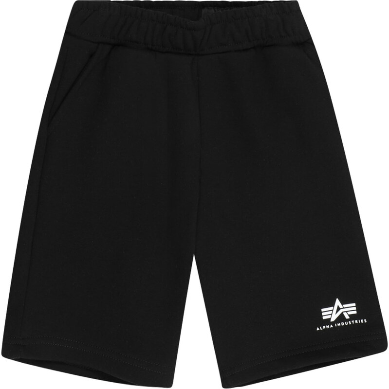 ALPHA INDUSTRIES Kalhoty černá / bílá 104495276