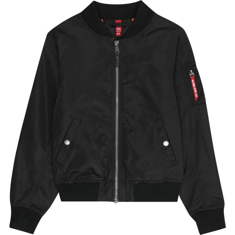 ALPHA INDUSTRIES Přechodná bunda MA-1 černá