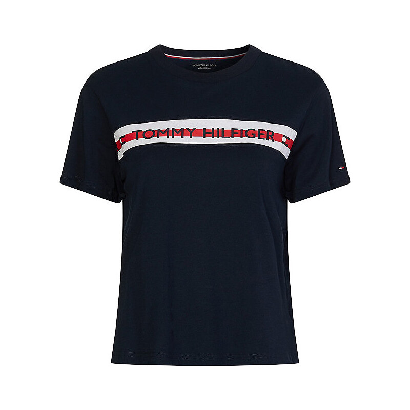 Dámské Tričko s krátkým rukávem UW0UW02551-DW5 - Tommy Hilfiger