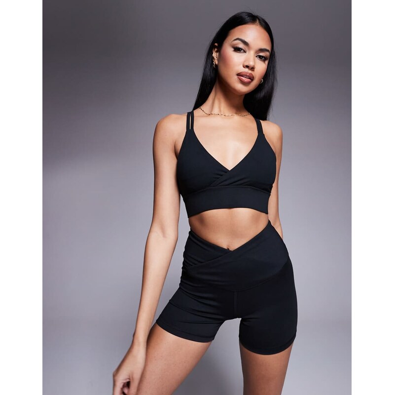 4505 soft touch light support strappy sports bra with adjustable 115548020