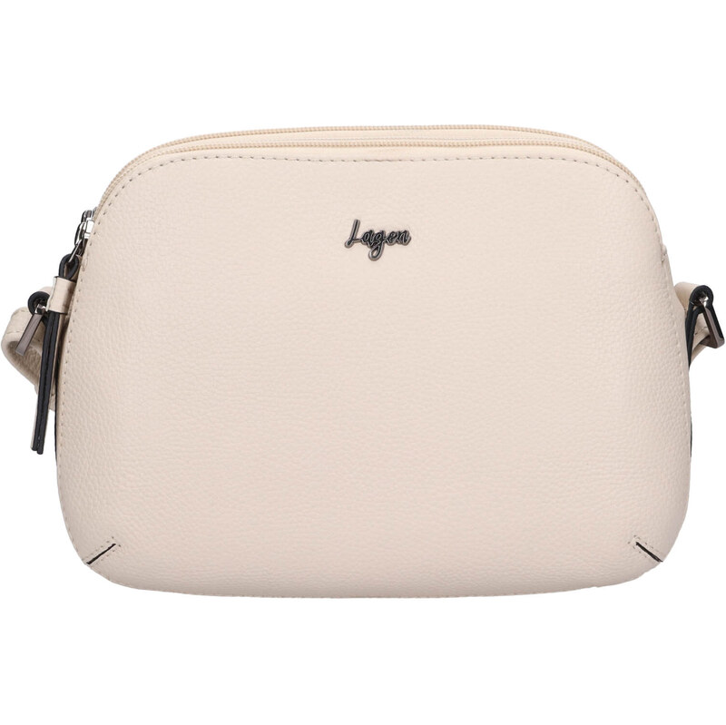 Dámská crossbody kabelka Lagen Nadea - krémová 104506143