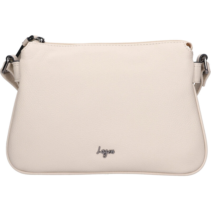 Dámská crossbody kabelka Lagen Tonje - krémová