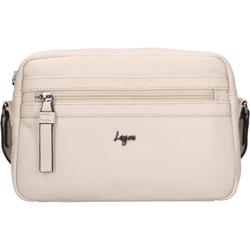 Dámská crossbody kabelka Lagen Thea - krémová 104506149