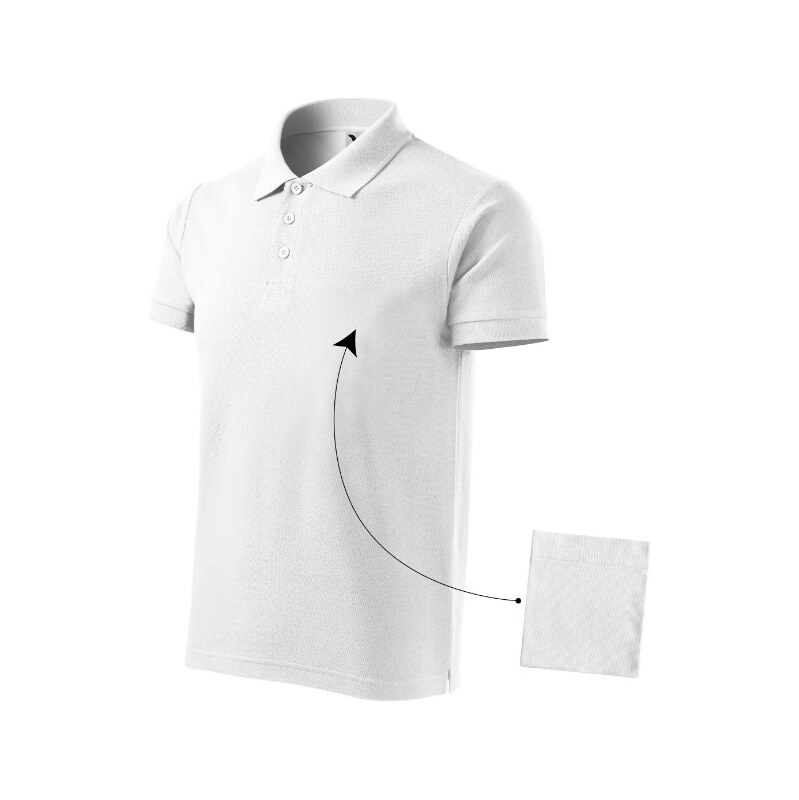 MALFINI, a.s. Cotton polokošile pánská bílá