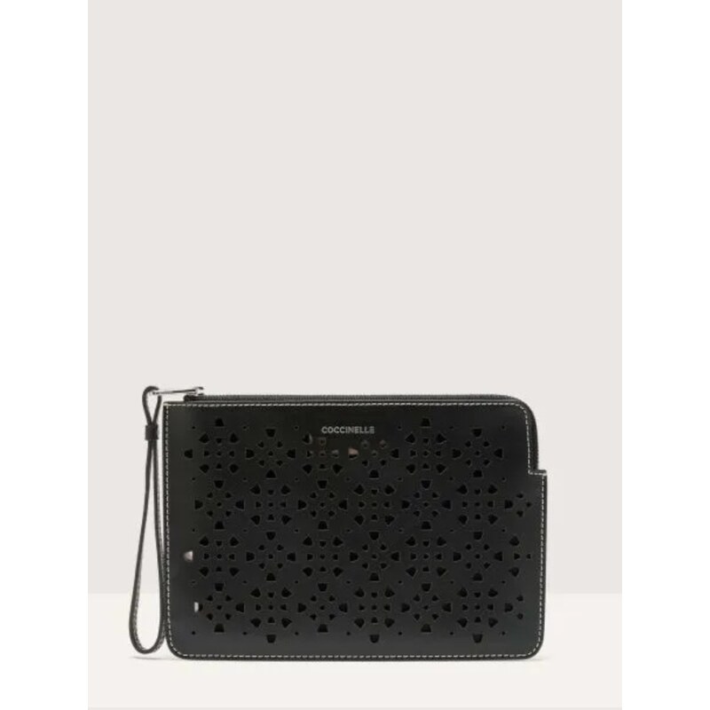 POUZDRO COCCINELLE ALIAS COWHIDE PERFOREE noir 104516672