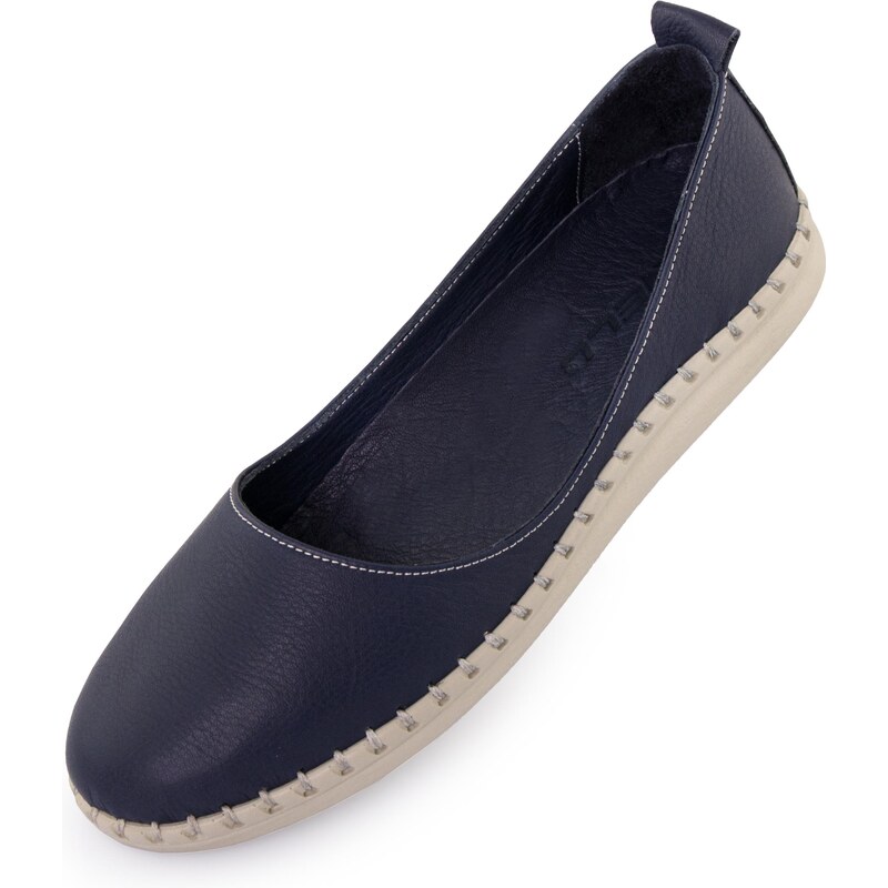 Dámské kožené baleríny NELL Aurora Navy 40 104519464
