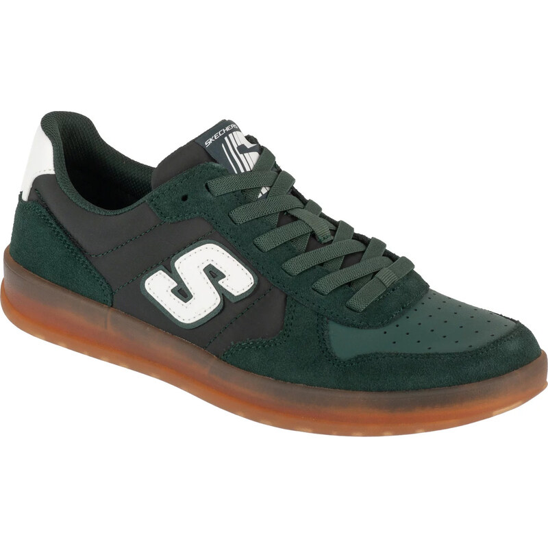 Tmavě zelené pánské tenisky Skechers New Wave Cup - Calven