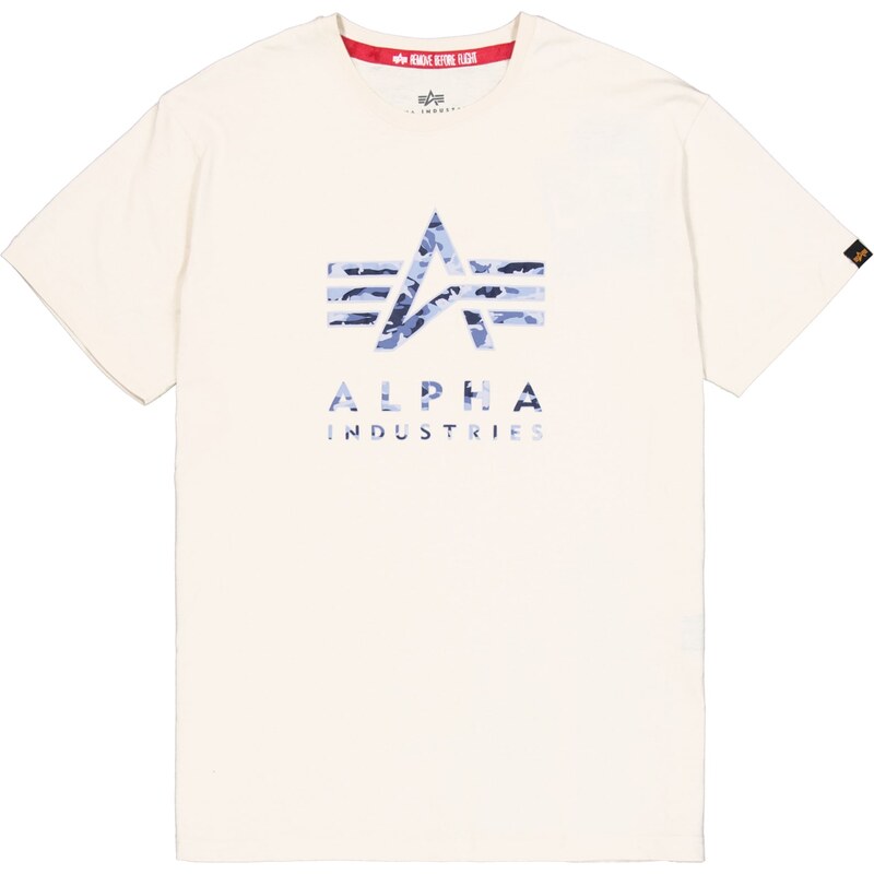 ALPHA INDUSTRIES Tričko marine modrá / námořnická modř /
