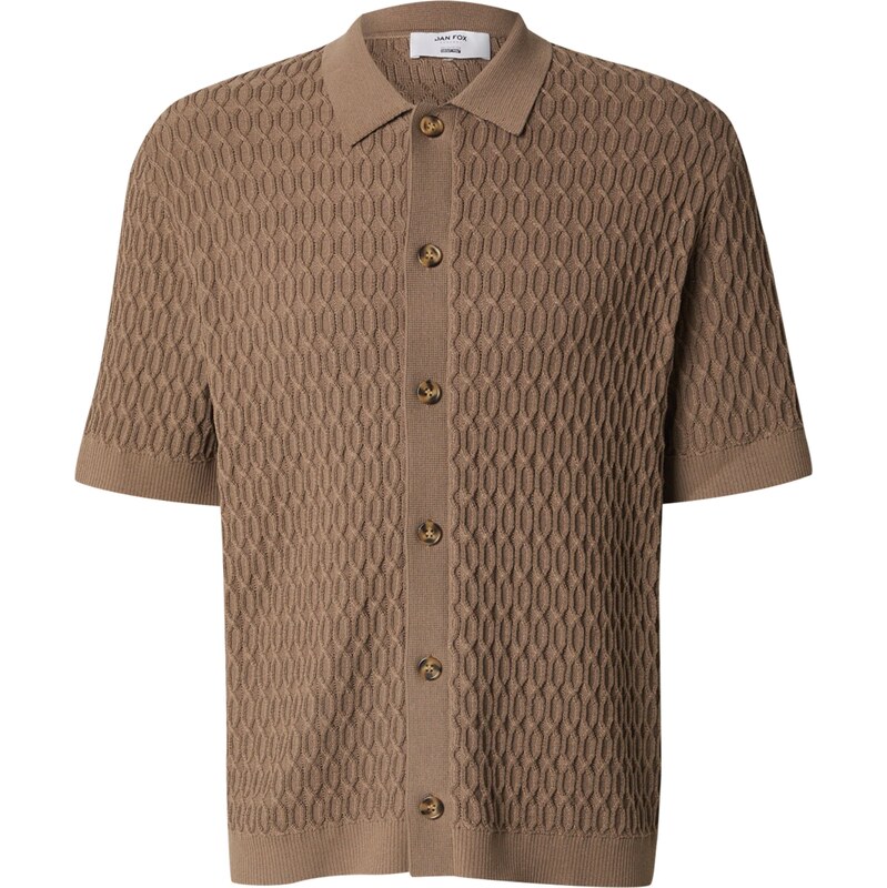 DAN FOX APPAREL Košile Domenic hnědá