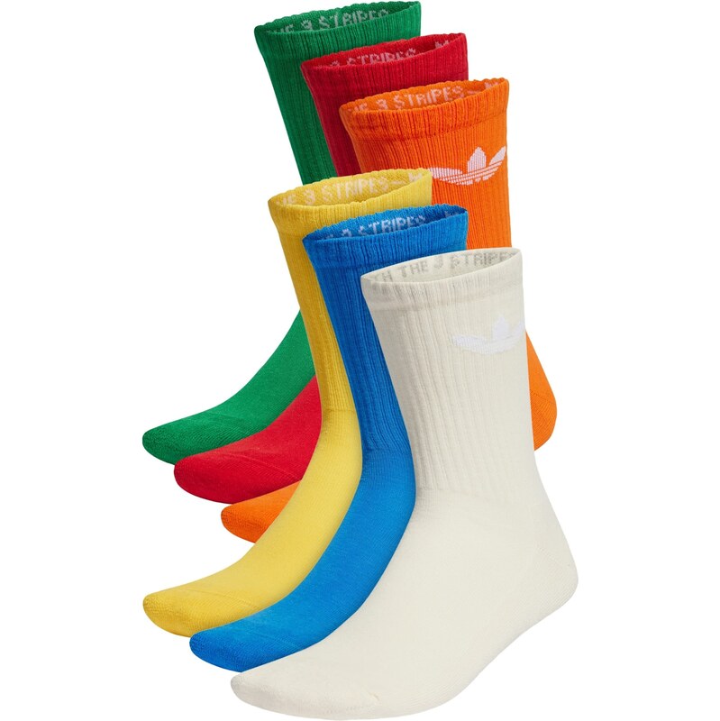 ADIDAS ORIGINALS Ponožky Trefoil Cushion modrá / žlutá / zelená