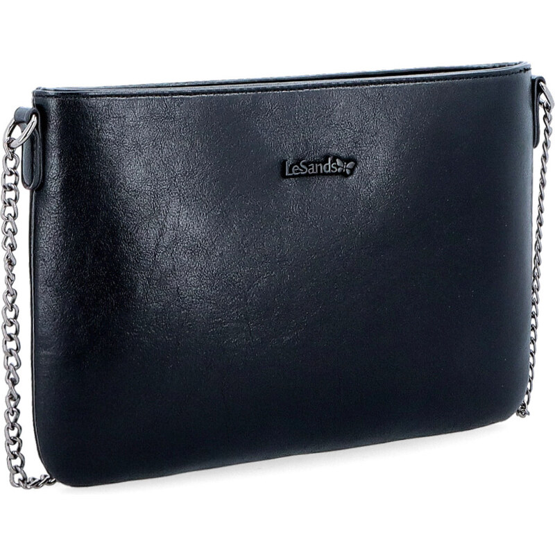 Kabelka ze syntetické kůže crossbody Le Sands černá 7707 C 106554834