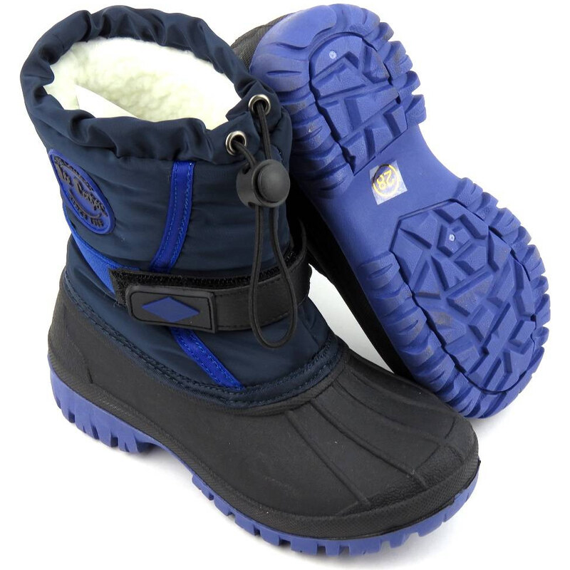 Dětské sněhule LEE COOPER LCJ-21-44-0520K, tmavě modrá,