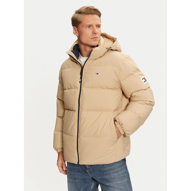 Tommy Jeans pánská béžová bunda