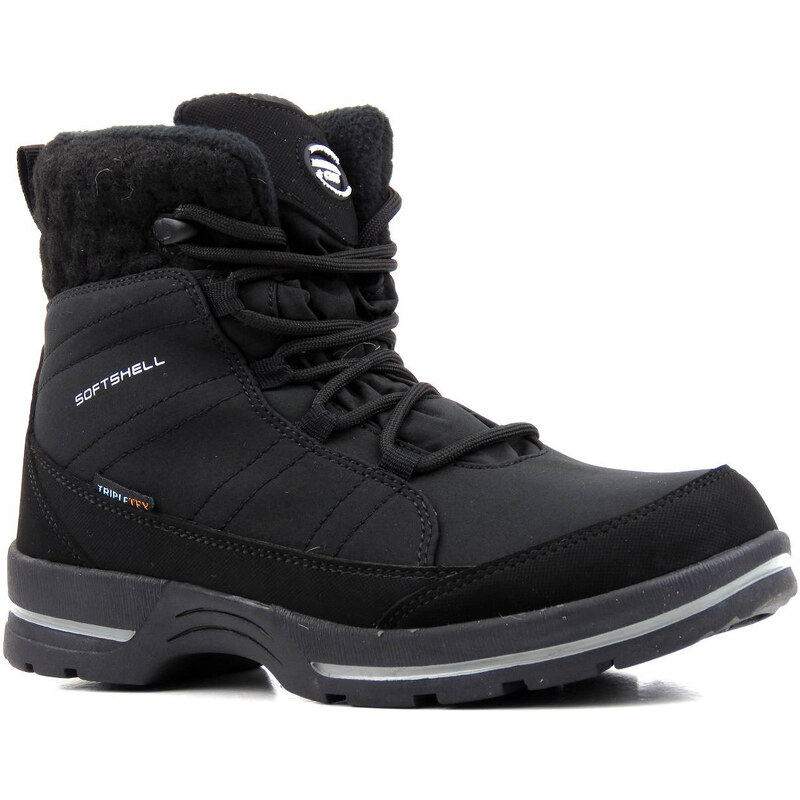 Černé dámské sněhule AMERICAN CLUB SN02, Softshell a Tripletex 100607628