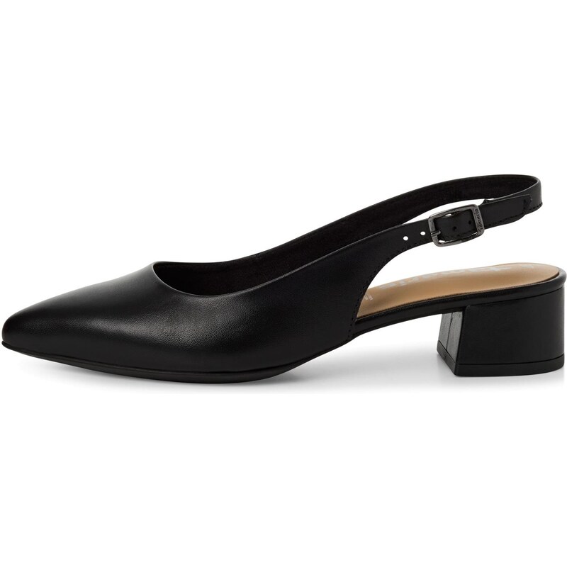 Tamaris lodičky 29500 Black Leather 104552044