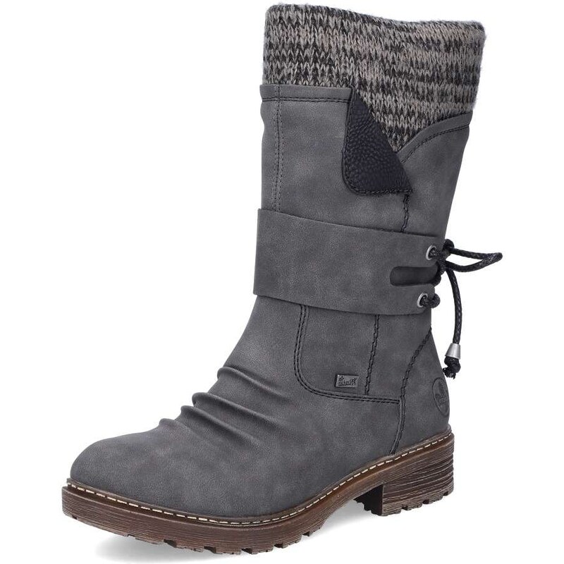 Dámské kozačky RIEKER Z4783-45 šedá