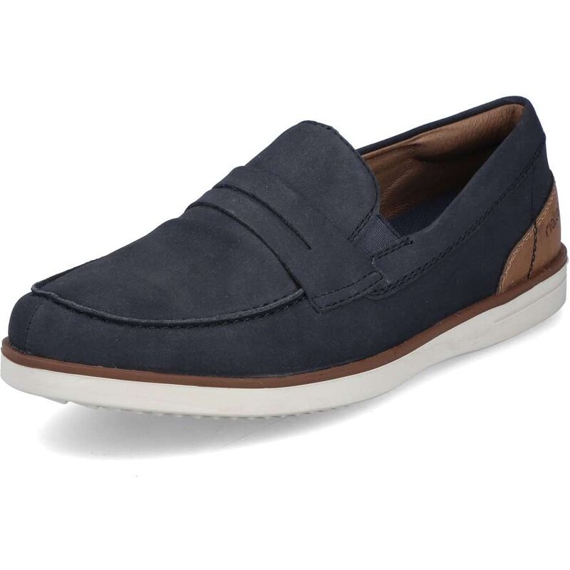 Pánské mokasíny RIEKER B2350-14 modrá