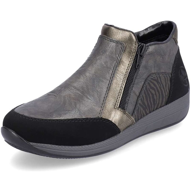 Dámská kotníková obuv RIEKER N1152-42 černá 102728231